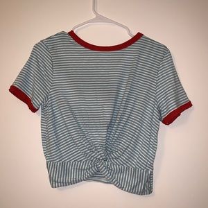 Marshall’s striped crop tee
